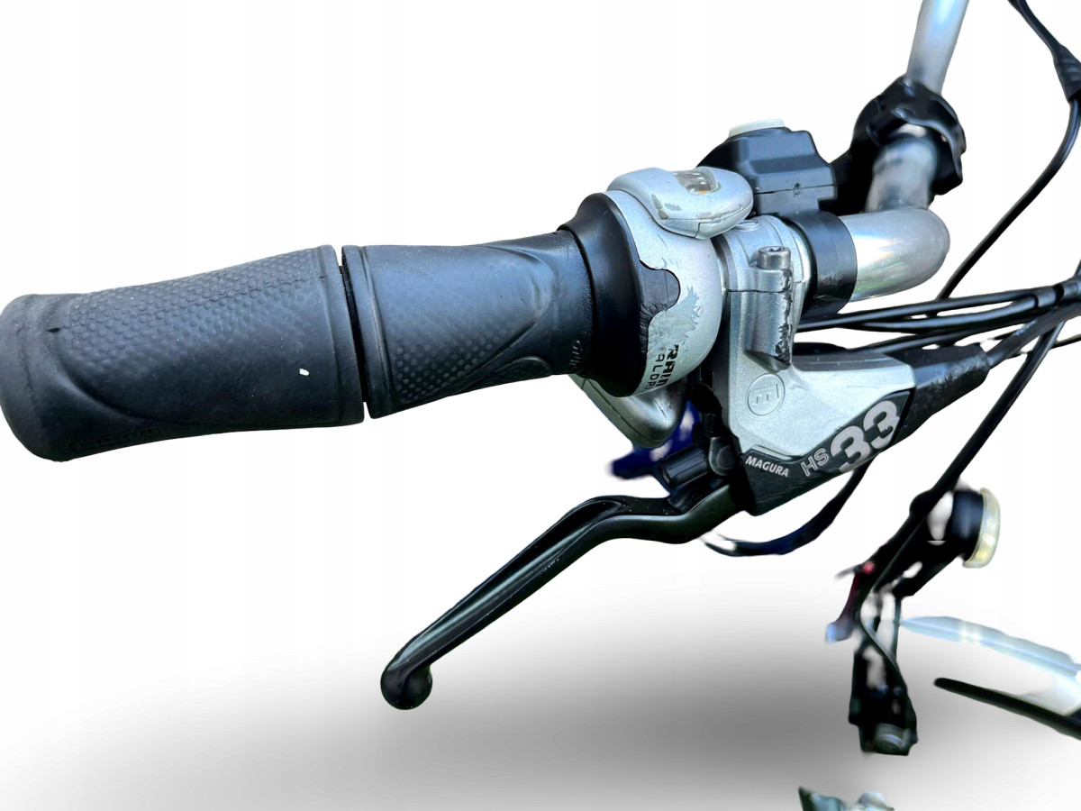 ROWER ELEKTRYCZNY FLYER RAMA 50CM KOŁA 26" SRAM DUALDRIVE 9S BATERIA 555WH