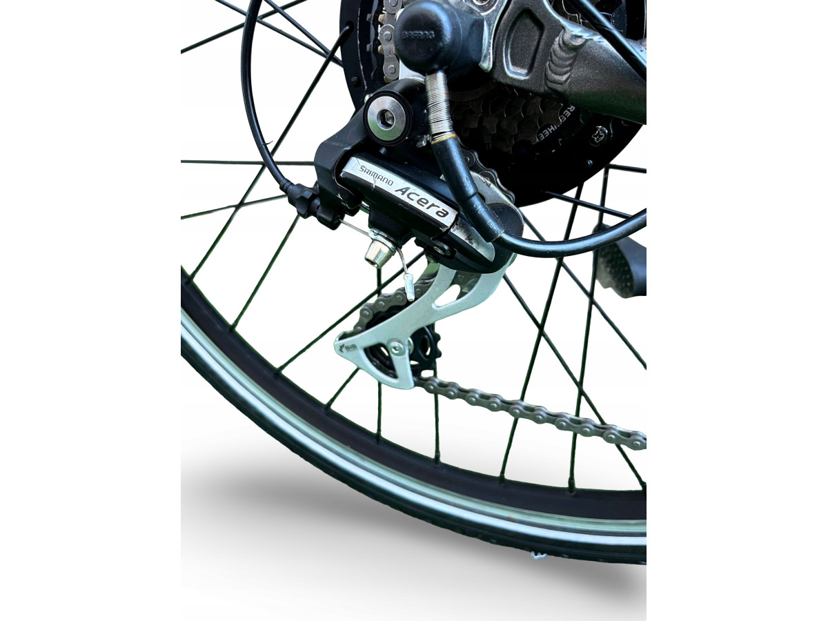 ROWER ELEKTRYCZNY ECOBIKE LIVIGNO RAMA 19" KOŁA 28" SILNIK BAFANG 576WH