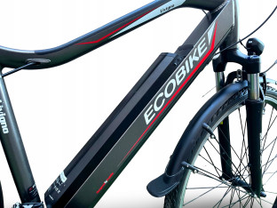 ROWER ELEKTRYCZNY ECOBIKE LIVIGNO RAMA 19" KOŁA 28" SILNIK BAFANG 576WH