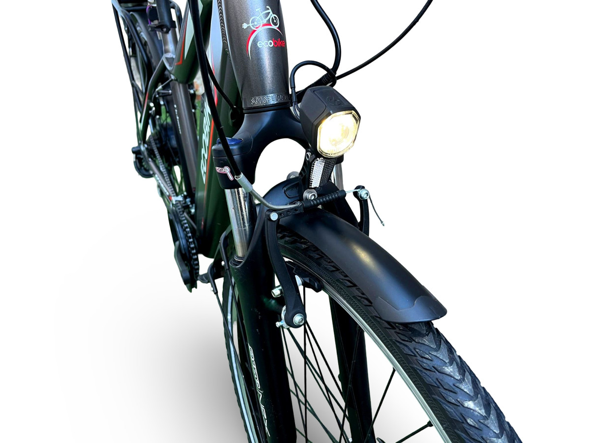 ROWER ELEKTRYCZNY ECOBIKE LIVIGNO RAMA 19" KOŁA 28" SILNIK BAFANG 576WH