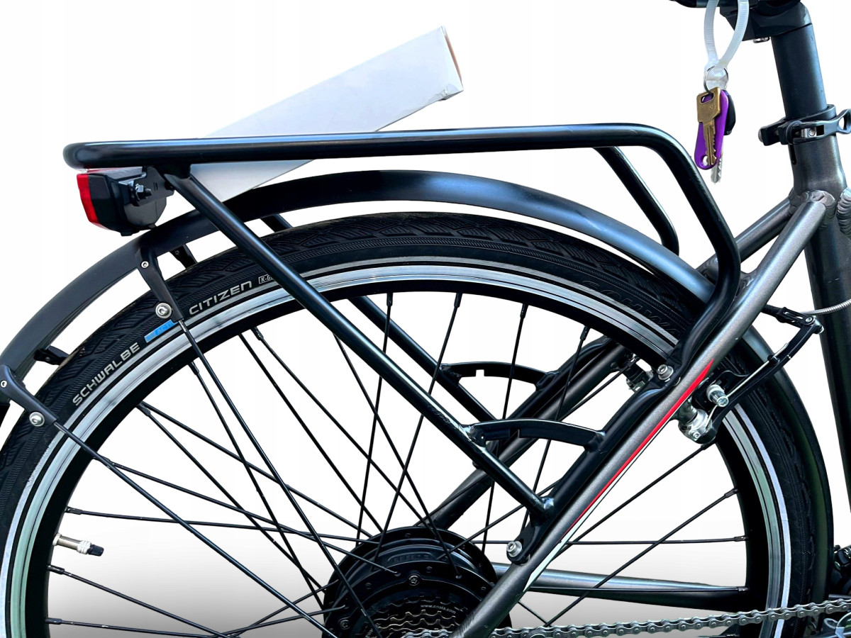 ROWER ELEKTRYCZNY ECOBIKE LIVIGNO RAMA 19" KOŁA 28" SILNIK BAFANG 576WH