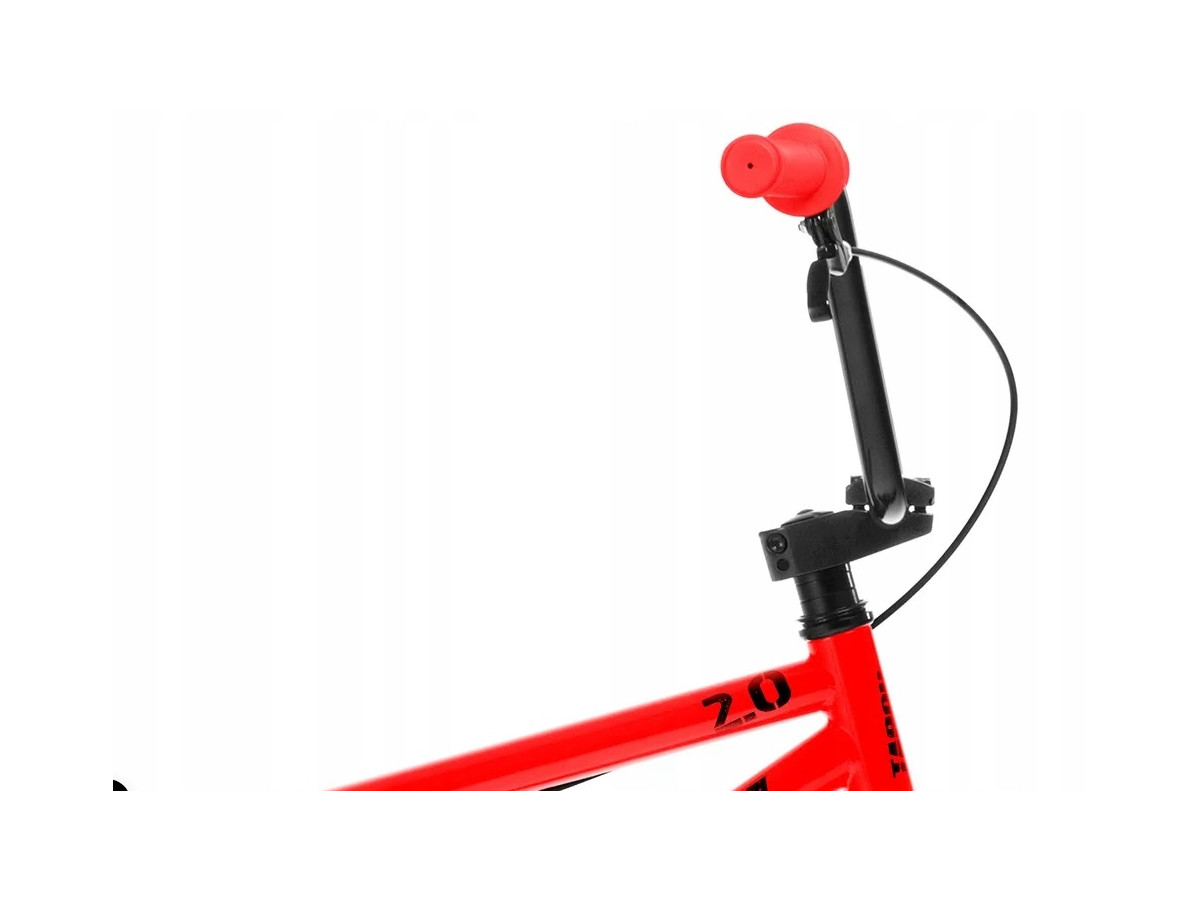 ROWER BMX TABOU GRAVITY 2.0 RAMA 10" KOŁA 20" RED/BLACK U-BRAKE PUMPTRACK