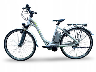 ROWER ELEKTRYCZNY FLYER RAMA 50CM KOŁA 28" DEORE XT PANASONIC 648WH 756KM