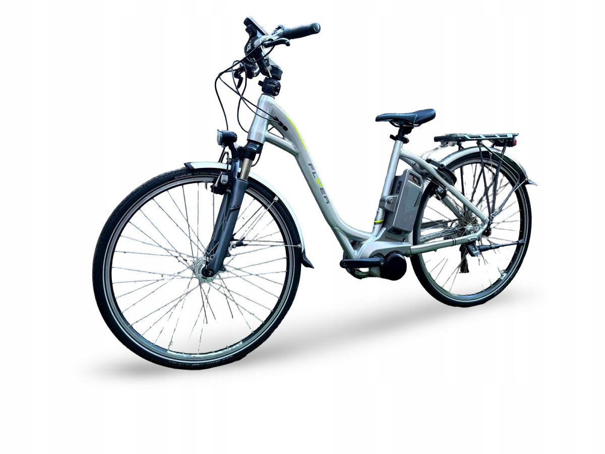 ROWER ELEKTRYCZNY FLYER RAMA 50CM KOŁA 28" DEORE XT PANASONIC 648WH 756KM