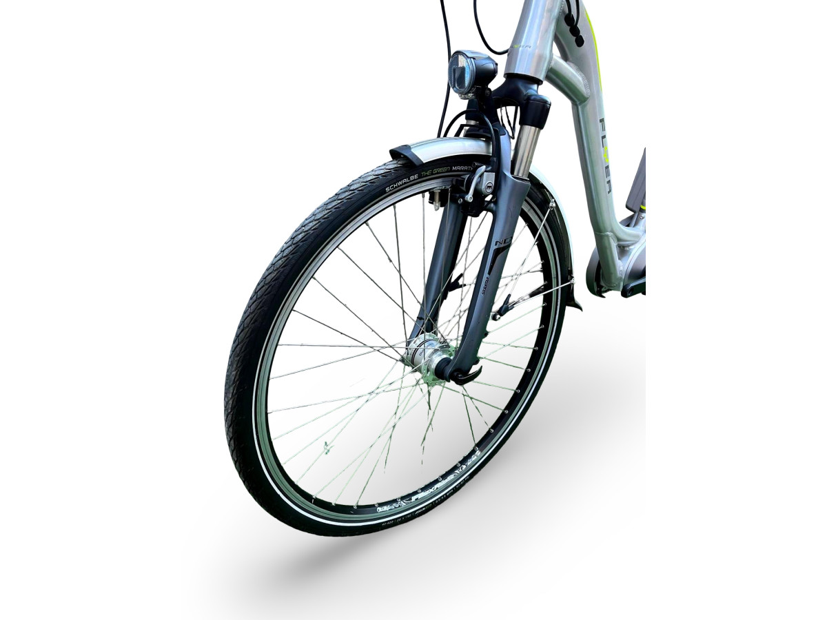 ROWER ELEKTRYCZNY FLYER RAMA 50CM KOŁA 28" DEORE XT PANASONIC 648WH 756KM