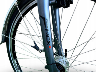 ROWER ELEKTRYCZNY FLYER RAMA 50CM KOŁA 28" DEORE XT PANASONIC 648WH 756KM