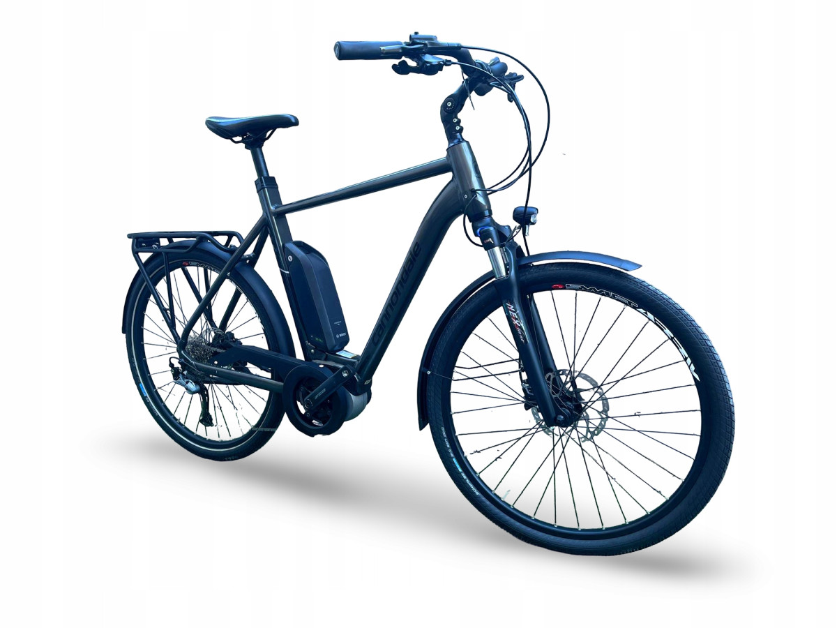 ROWER ELEKTRYCZNY TREKKINGOWY CANNONDALE MAVARO RAMA 60CM KOŁA 27,5" BOSCH