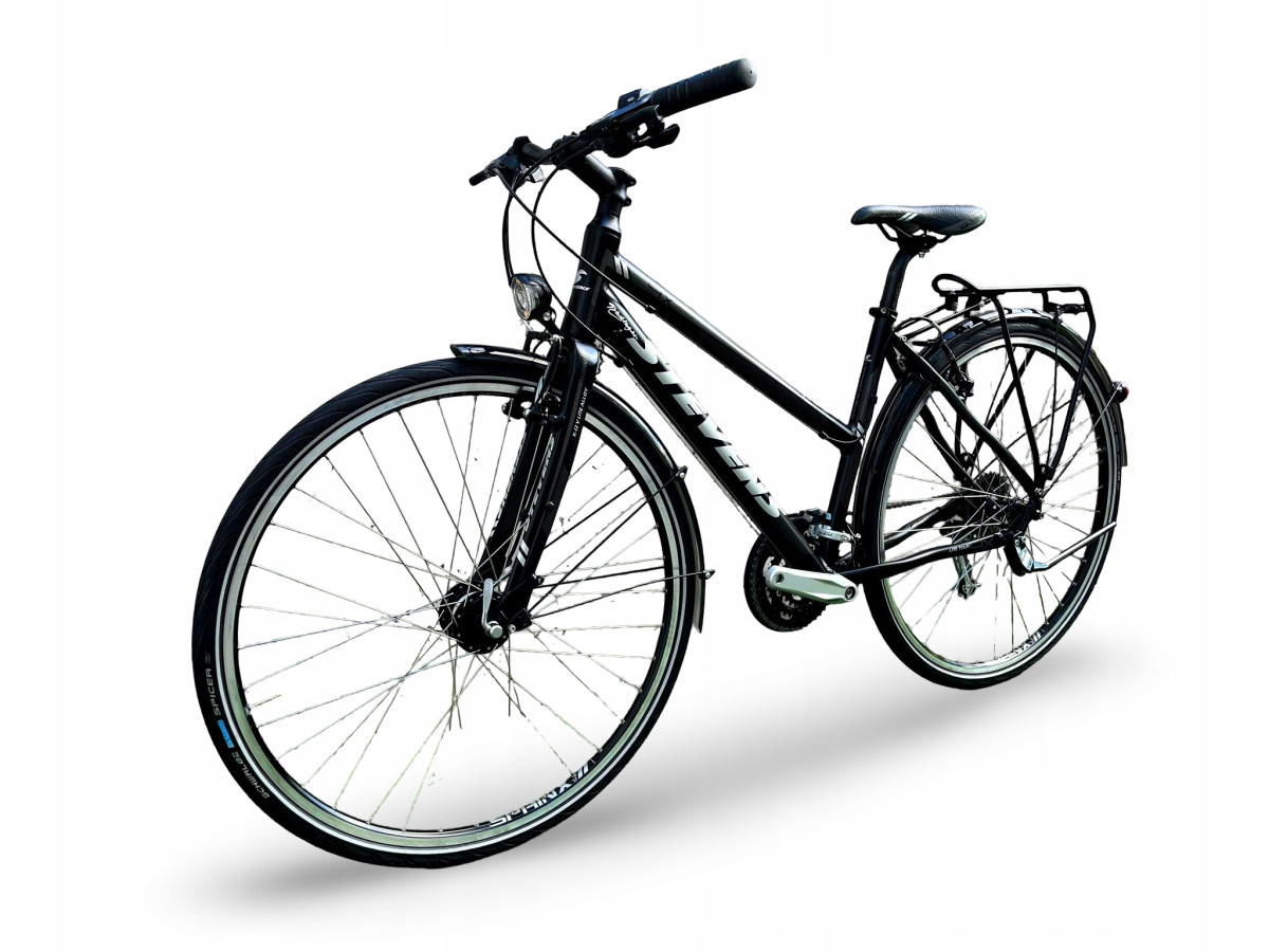 ROWER TREKKINGOWY STEVENS LITE TOUR 4X RAMA 18" KOŁA 28" SHIMANO ALIVIO 3X9