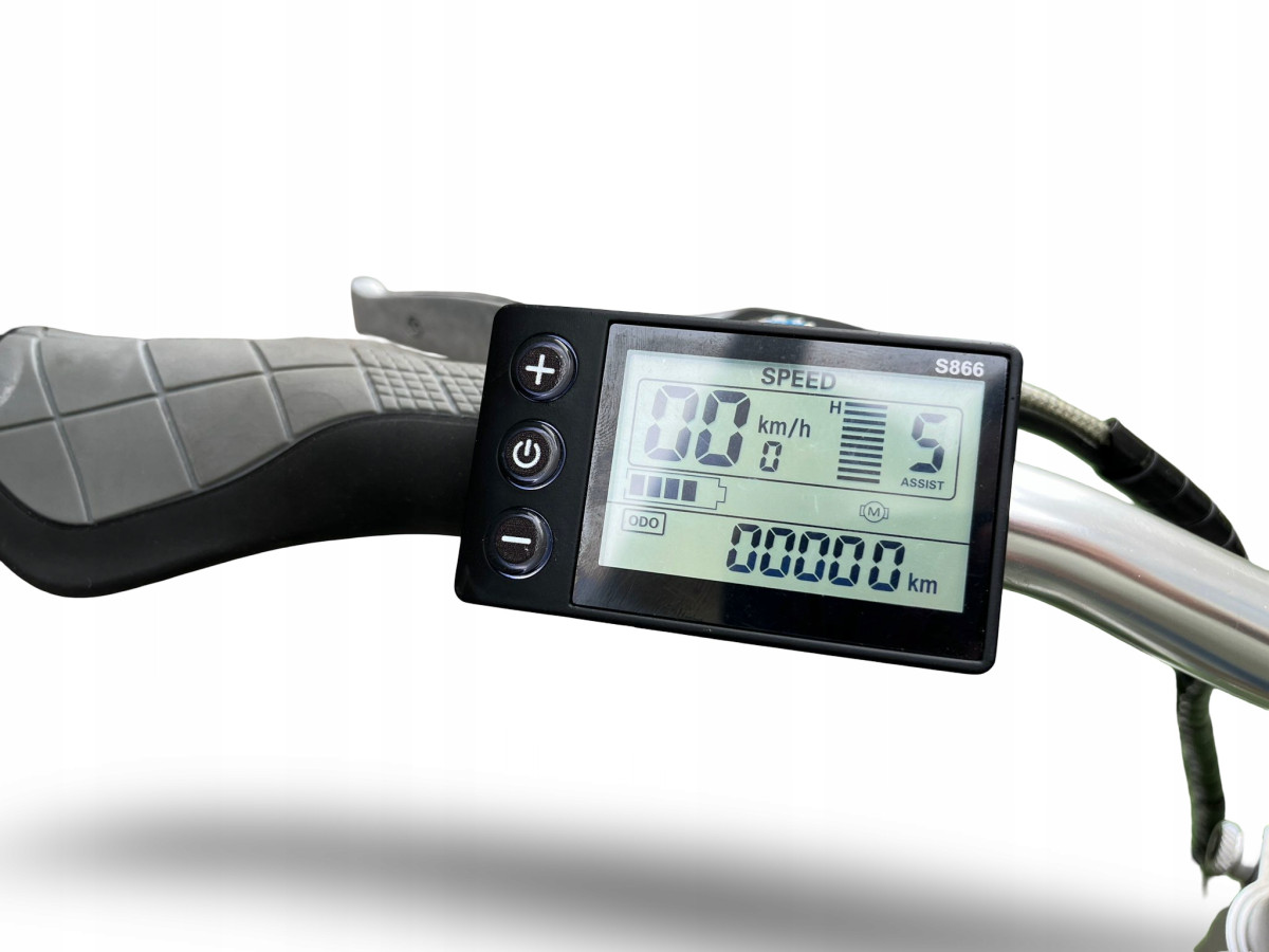 ROWER SKŁADANY ELEKTRYCZNY QWIC SMART E3 SHIMANO ACERA BAFANG