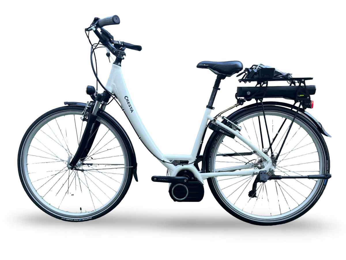 ROWER ELEKTRYCZNY CRESTA SWISS TECH BOSCH POWERPACK SHIMANO DEORE 44CM