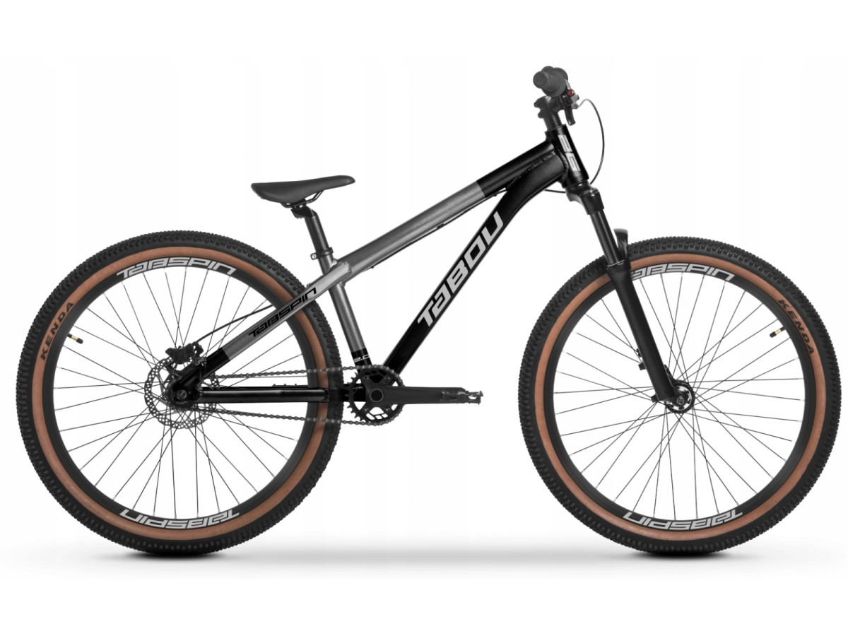 ROWER DIRT STREET TABOU TABSPIN 2.0 KOŁA 26" RAMA L 12,5" BLACK/SILVER