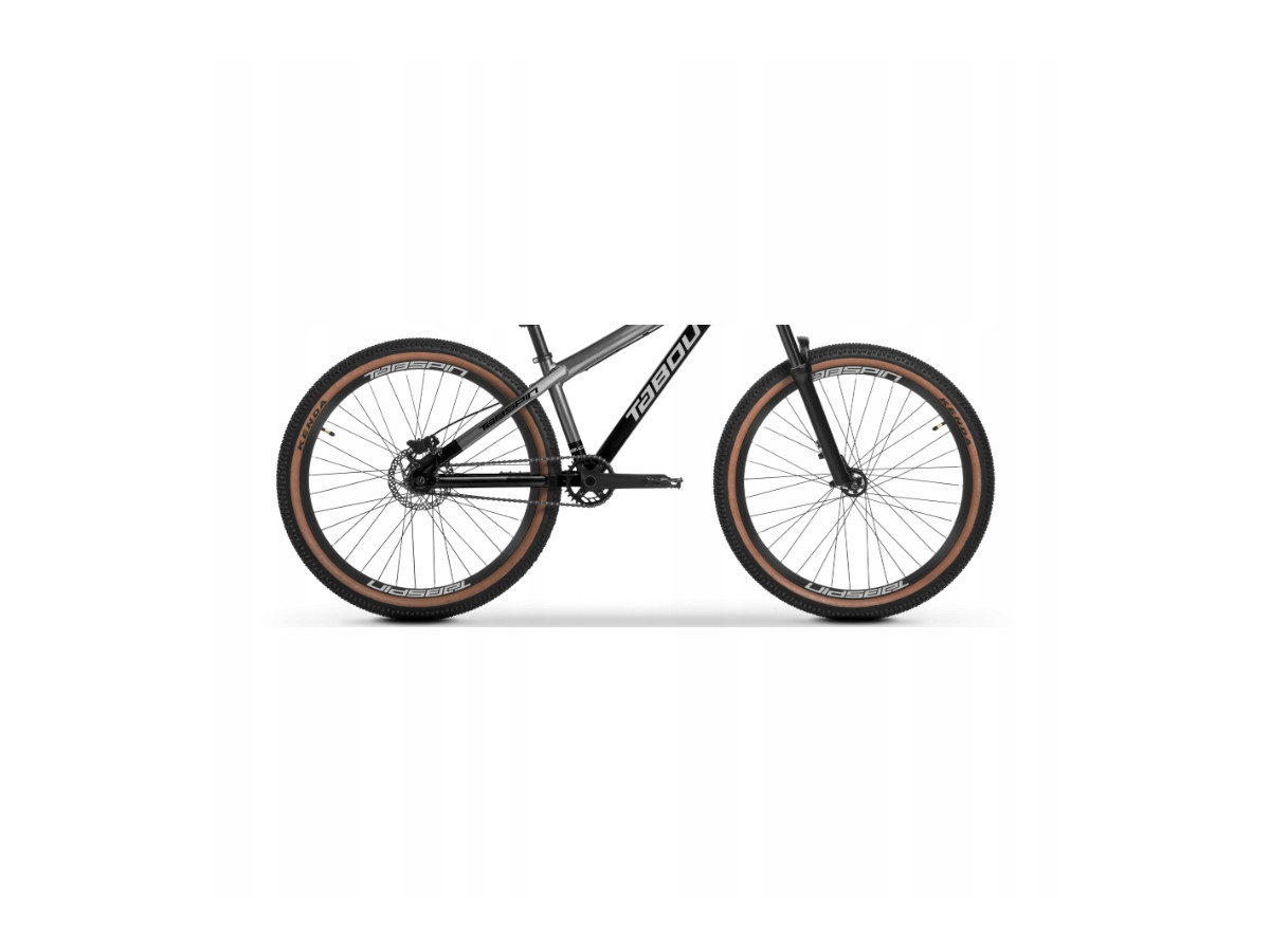 ROWER DIRT STREET TABOU TABSPIN 2.0 KOŁA 26" RAMA L 12,5" BLACK/SILVER