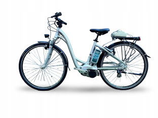 ROWER ELEKTRYCZNY FLYER RAMA 46CM KOŁA 28" PANASONIC 524WH PRZEBIEG 841KM