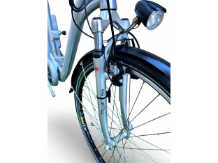 ROWER ELEKTRYCZNY FLYER RAMA 46CM KOŁA 28" PANASONIC 524WH PRZEBIEG 841KM