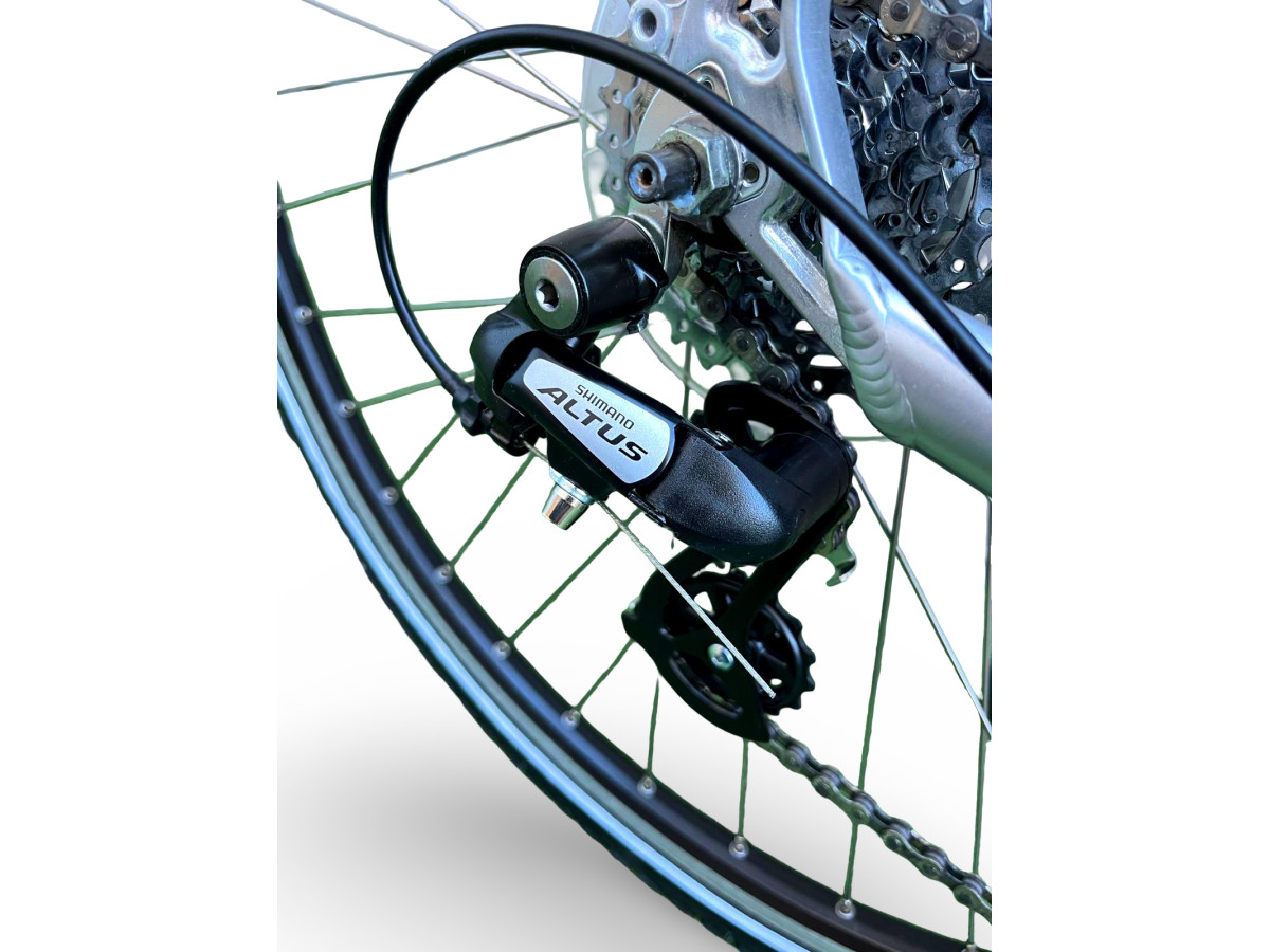 ROWER ELEKTRYCZNY FLYER RAMA 46CM KOŁA 28" PANASONIC 524WH PRZEBIEG 841KM