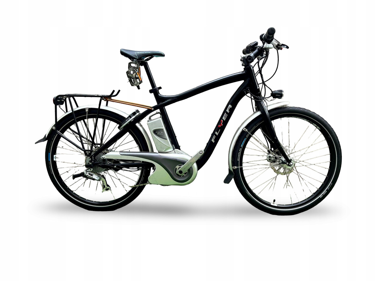 ROWER ELEKTRYCZNY FLYER RAMA 50CM KOŁA 26" SRAM DUALDRIVE 9S BATERIA 259WH