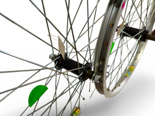 KOMPLET KÓŁ ROWEROWYCH FUJI Y2000 20" ETRTO 406X20 WOLNOBIEG V-BRAKE OŚ10MM