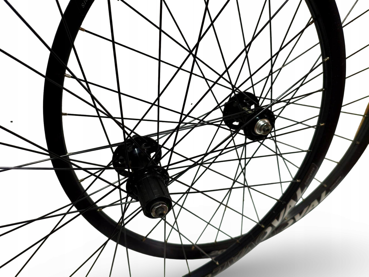 KOMPLET KÓŁ ROWEROWYCH OVAL 200 27,5" ETRTO 584X21 TARCZA 6-ŚRUB QR9