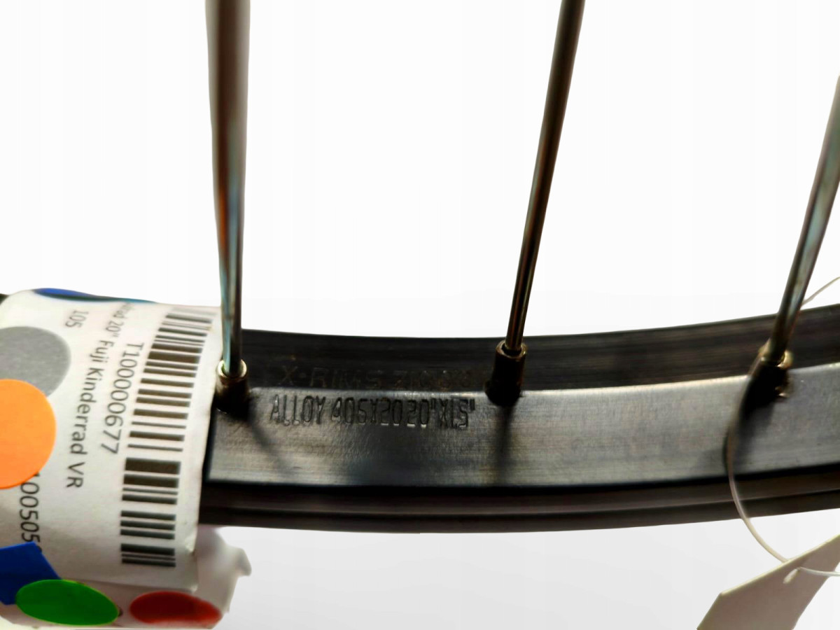 KOŁO ROWEROWE PRZEDNIE FUJI XRIMS Z1000 20" ETRTO 406X20 V-BRAKE OŚ 10MM