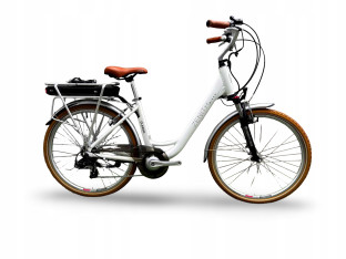 ROWER ELEKTRYCZNY MIEJSKI ZENITH CLASSIC RAMA 44CM KOŁA 26" SILNIK BAFANG