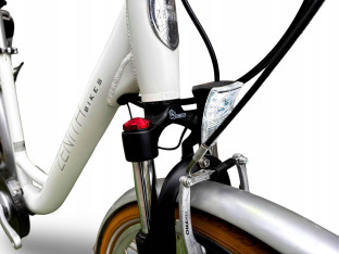 ROWER ELEKTRYCZNY MIEJSKI ZENITH CLASSIC RAMA 44CM KOŁA 26" SILNIK BAFANG