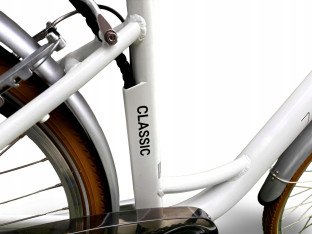 ROWER ELEKTRYCZNY MIEJSKI ZENITH CLASSIC RAMA 44CM KOŁA 26" SILNIK BAFANG