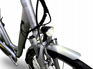 ROWER ELEKTRYCZNY DAMKA MUSTANG RAMA 48CM KOŁA 28" BIONX PRZEBIEG 4873KM