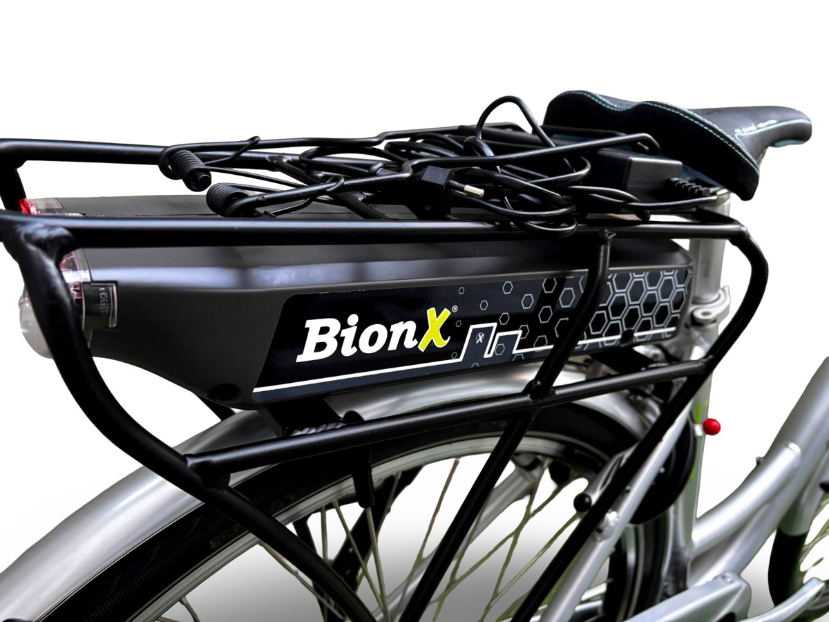 ROWER ELEKTRYCZNY DAMKA MUSTANG RAMA 48CM KOŁA 28" BIONX PRZEBIEG 4873KM