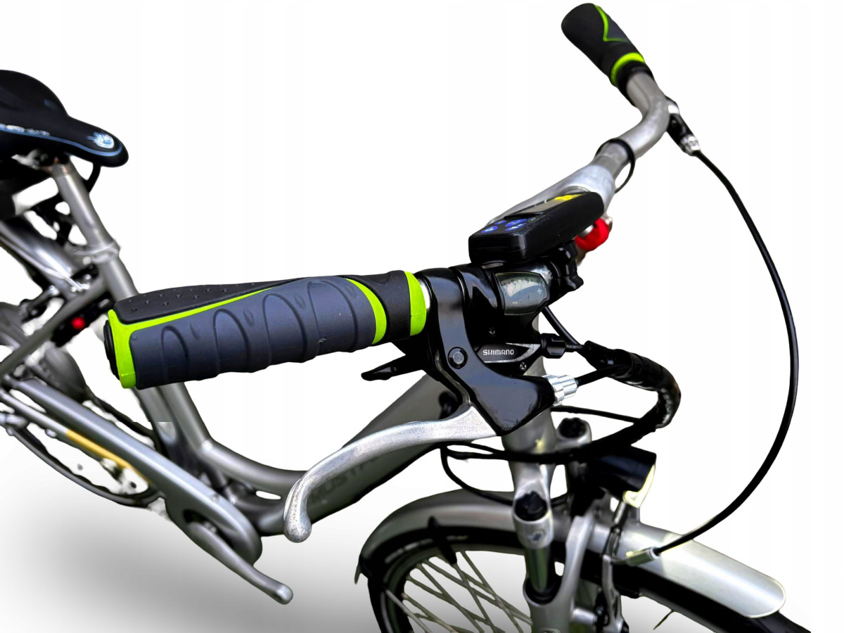 ROWER ELEKTRYCZNY DAMKA MUSTANG RAMA 48CM KOŁA 28" BIONX PRZEBIEG 4873KM