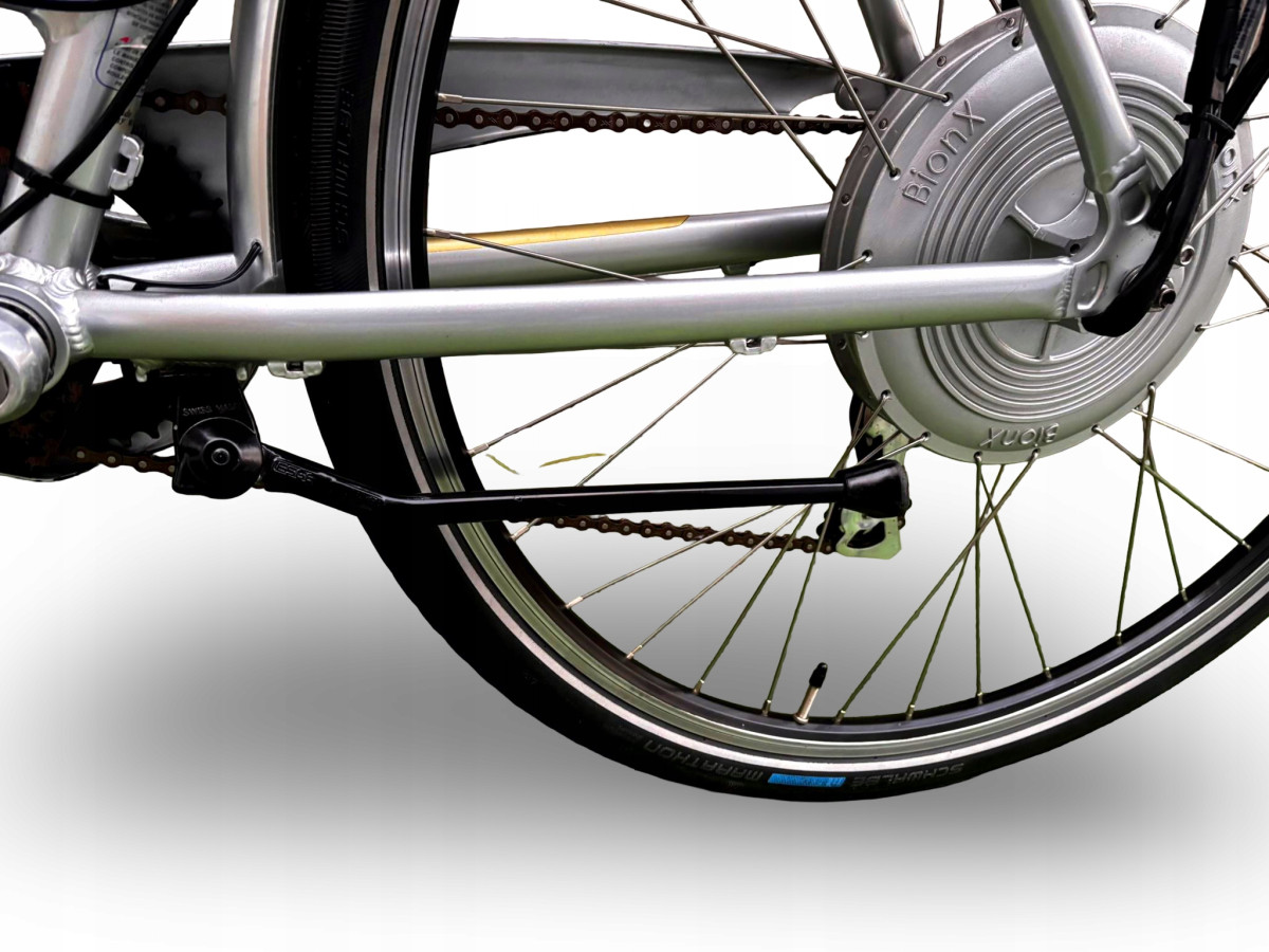 ROWER ELEKTRYCZNY DAMKA MUSTANG RAMA 48CM KOŁA 28" BIONX PRZEBIEG 4873KM