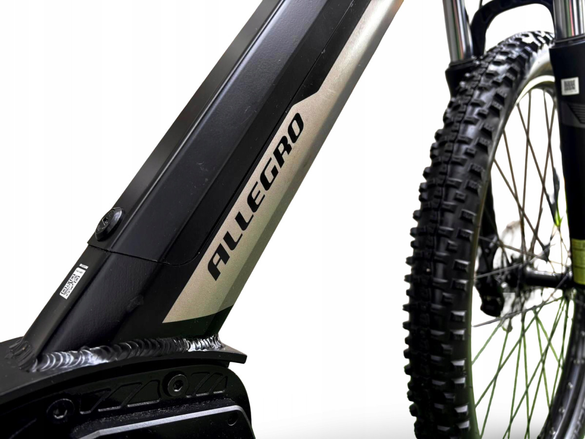 ROWER ELEKTRYCZNY MTB ALLEGRO AXM02 RAMA 18,5" KOŁA 27,5" PRZEBIEG 994KM
