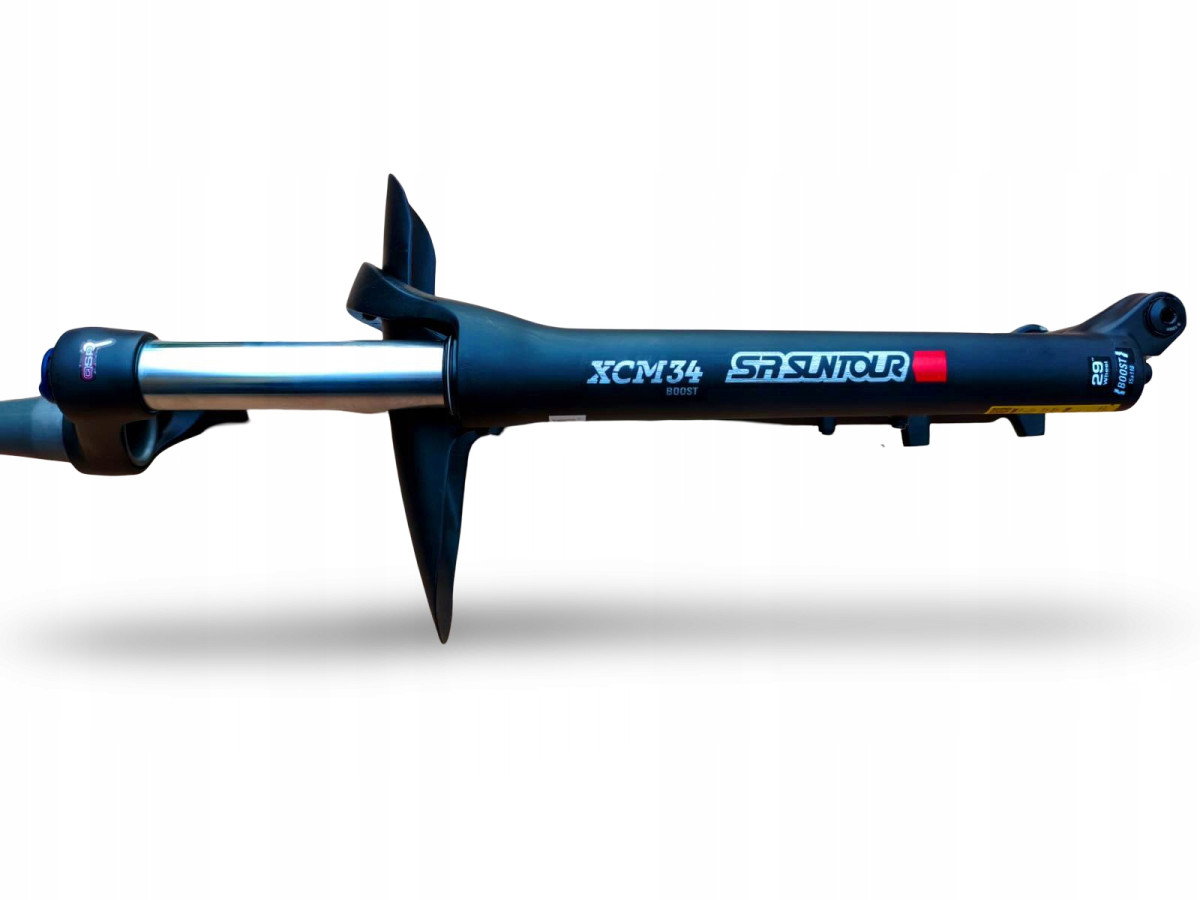 AMORTYZATOR SR SUNTOUR XCM34 29” SKOK 140MM TAPERED OŚ BOOST 15×110 BŁOTNIK