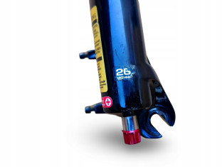 AMORTYZATOR ROWEROWY POWIETRZNY SR SUNTOUR XCR32 KOŁO 26" SKOK 120MM QR9MM