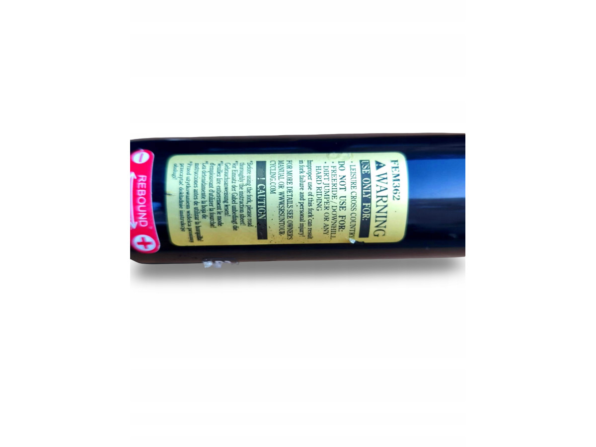 AMORTYZATOR ROWEROWY POWIETRZNY SR SUNTOUR XCR32 KOŁO 26" SKOK 120MM QR9MM