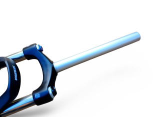 AMORTYZATOR ROWEROWY SR SUNTOUR XCR AIR KOŁO 24" SKOK 63MM BLOKADA QR9