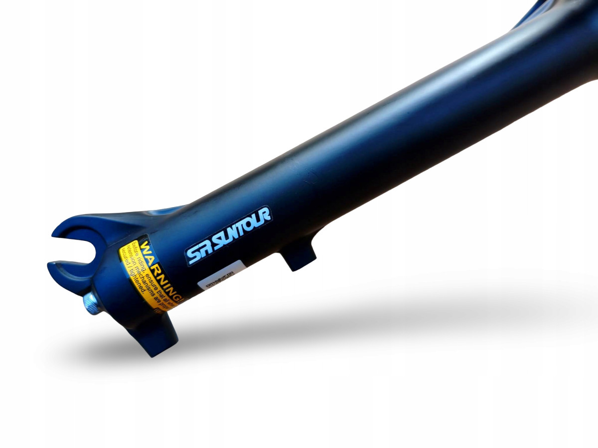 AMORTYZATOR ROWEROWY SR SUNTOUR XCR AIR KOŁO 24" SKOK 63MM BLOKADA QR9