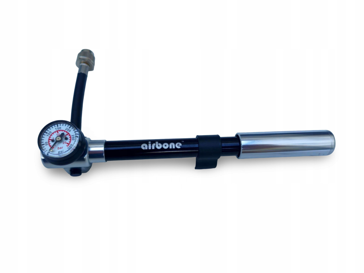 POMPKA DO AMORTYZATORÓW ROWEROWYCH AIRBONE ZT-801 KOMPAKTOWA LEKKA 300PSI