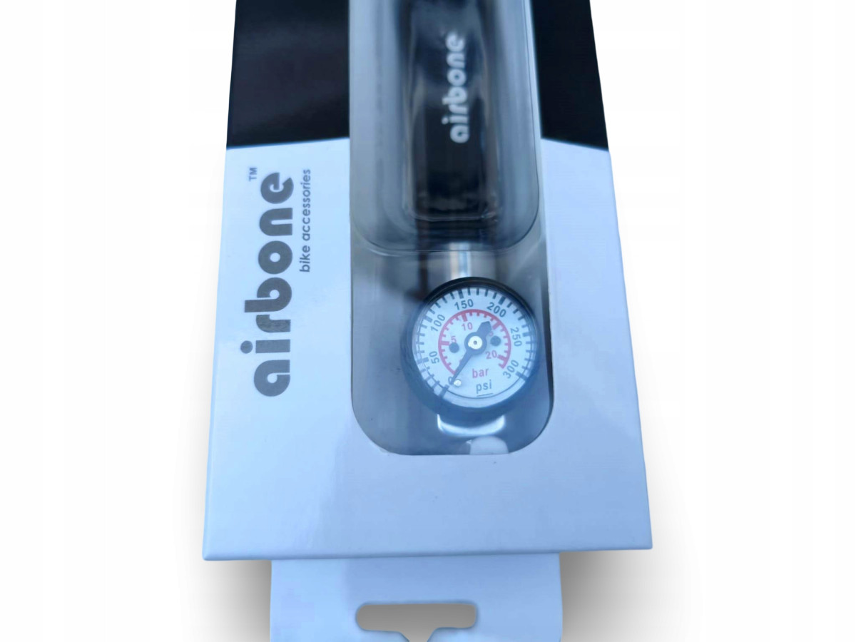 POMPKA DO AMORTYZATORÓW ROWEROWYCH AIRBONE ZT-801 KOMPAKTOWA LEKKA 300PSI
