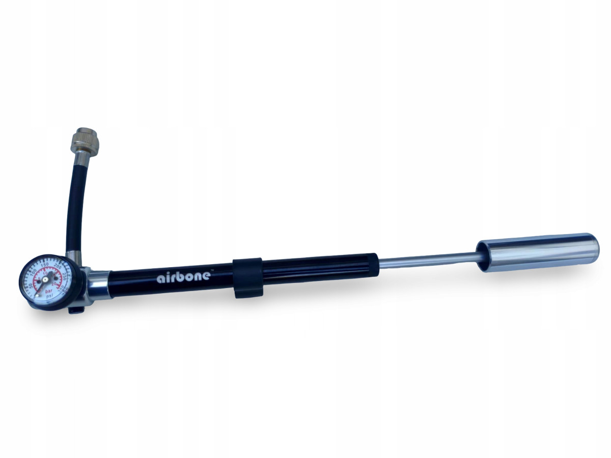 POMPKA DO AMORTYZATORÓW ROWEROWYCH AIRBONE ZT-801 KOMPAKTOWA LEKKA 300PSI