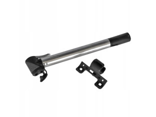 POMPKA ROWEROWA RĘCZNA UNIWERSALNA XLC PU-M01 SREBRNA MINI KOMPAKTOWA