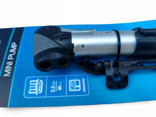 POMPKA ROWEROWA RĘCZNA UNIWERSALNA XLC PU-M01 SREBRNA MINI KOMPAKTOWA