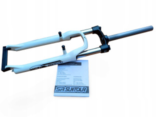 AMORTYZATOR ROWEROWY SR SUNTOUR XCT28 KOŁO 26" SKOK 100MM V-BRAKE QR 9MM