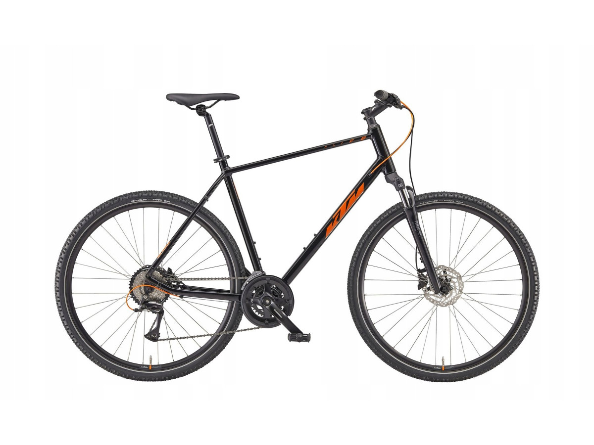 ROWER CROSSOWY KTM X-LIFE TRACK RAMA 46CM KOŁA 28" SHIMANO ACERA 2X8