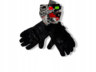 RĘKAWICZKI ROWEROWE SCOTT ROZMIAR L ZIMOWE CIEPŁE SKÓRZANE CZARNE