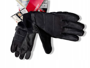 RĘKAWICZKI ROWEROWE SCOTT ROZMIAR L ZIMOWE CIEPŁE SKÓRZANE CZARNE