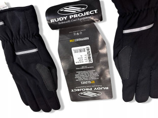RĘKAWICZKI ROWEROWE RUDY PROJECT ROZMIAR XL ZIMOWE CIEPŁE CZARNE