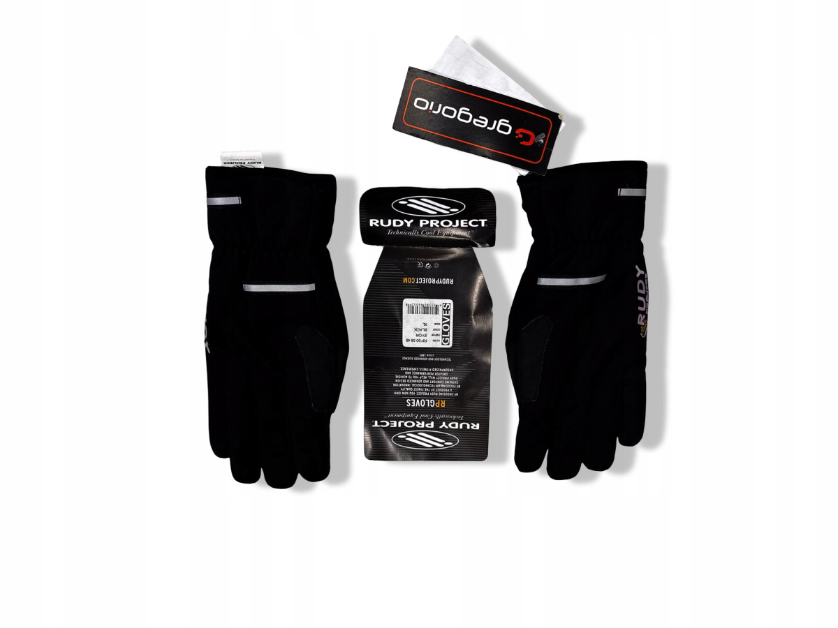 RĘKAWICZKI ROWEROWE RUDY PROJECT ROZMIAR XL ZIMOWE CIEPŁE CZARNE