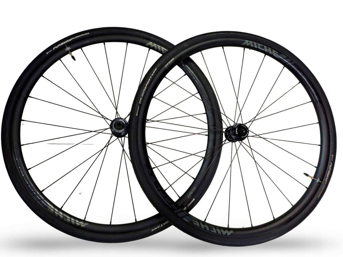 KOŁA ROWEROWE KOMPLET MICHE ROZMIAR 28" TARCZE CENTERLOCK OSIE 12MM