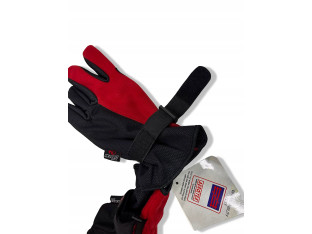 RĘKAWICZKI ROWEROWE KELLYS OCIEPLANE AEROTEX CZERWONE ZIMOWE ROZMIAR M