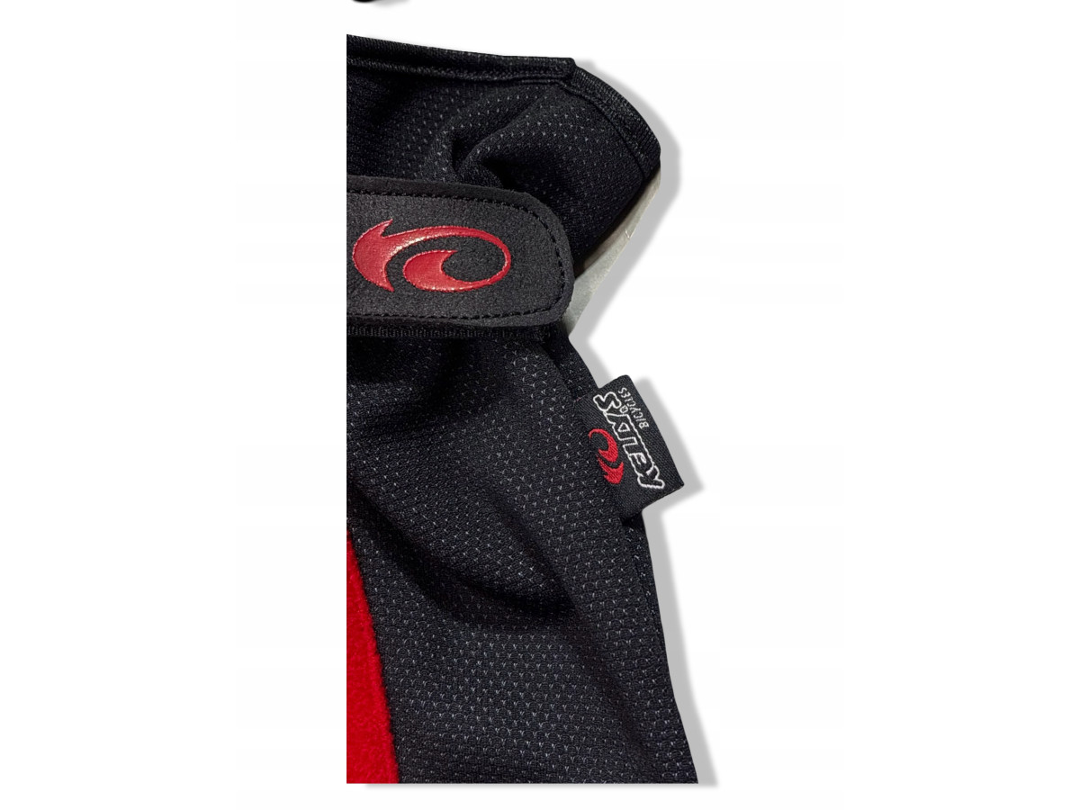 RĘKAWICZKI ROWEROWE KELLYS OCIEPLANE AEROTEX CZERWONE ZIMOWE ROZMIAR M